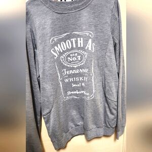 Smooth like Tennessee whiskey medium light long sleeve top ladies $ SALE $